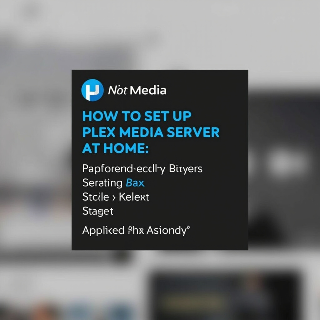How to Set Up Plex Media Server at Home